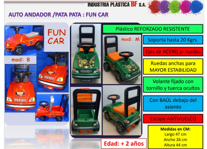 Auto Andador / Pata Pata FUN CAR